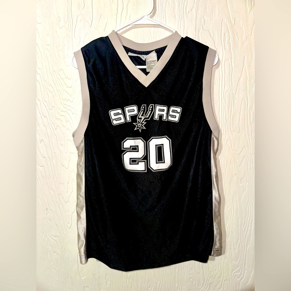 Vintage NBA San Antonio Spurs Manu Ginobili 20 Basketball Jersey Boys XL 18-20